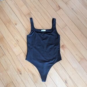 Babaton Black Sleeveless Top/Bodysuit